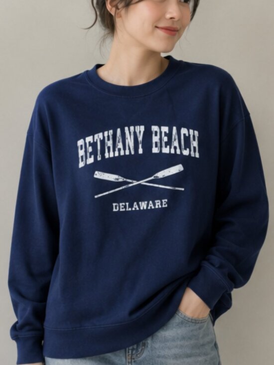 Tops - Bethany beach crewneck large